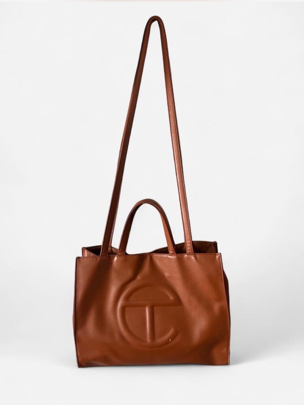 Telfar Shopping Bag in Tan